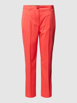 Marc Cain Slim fit stoffen broek met knoopsluiting model 'Franca'