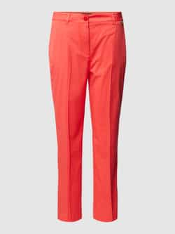 Marc Cain Slim fit stoffen broek met knoopsluiting model 'Franca'