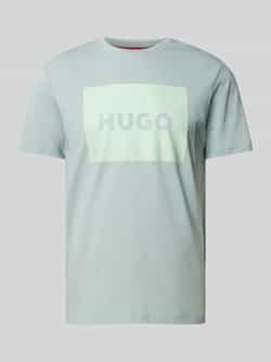 HUGO T-shirt met labelprint model 'DULIVE'