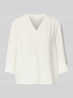 Marc Cain Blouseshirt met V-hals en 3 4-mouwen
