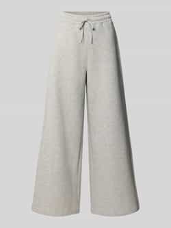 Rich & Royal Flared fit sweatpants met siersteentjes