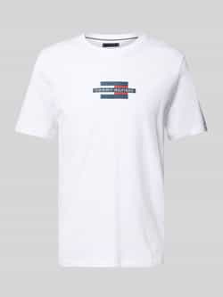 Tommy Hilfiger Shirt met korte mouwen FLAG BOX TEE Met een ronde hals