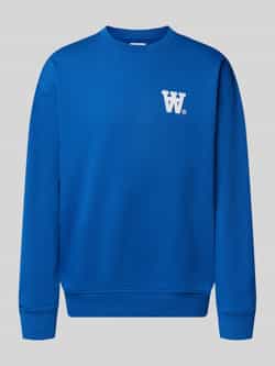 Wood Sweatshirt met logobadge model 'Noel'