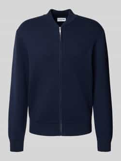 Lacoste Regular fit gebreid jack van katoenmix