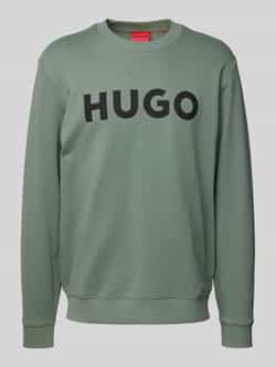 HUGO Sweatshirt met labelprint