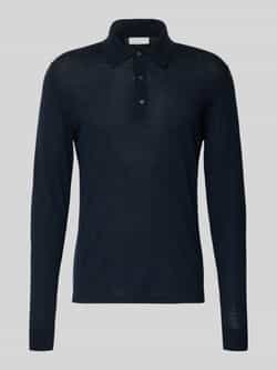 Slim fit Poloshirt van pure wol Model 'Eross'