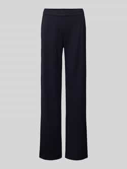 TONI Wide leg stoffen broek met achterzakken model 'Jenny'