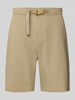 Jake*s Studio Men Korte broek met riem en achterzakken