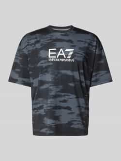 EA7 Emporio Armani T-shirt met labelprint model 'VENTUS'