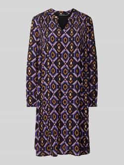 Betty Barclay Jurk met Lange Mouwen en Plooien Purple Dames