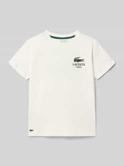 Lacoste Regular fit T-shirt van puur katoen