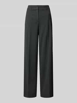 Marc Cain Wide fit broek met persplooien