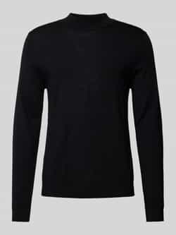 Selected Homme Gebreide pullover met opstaande kraag model 'TRAY'