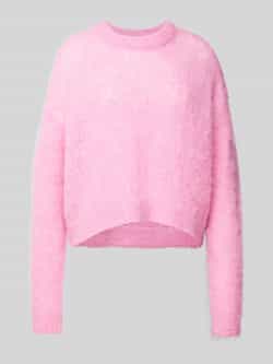 American vintage Gebreide pullover met ribboorden model 'BYMI'