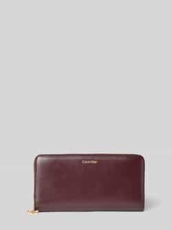 CK Calvin Klein Portemonnee met logoprint model 'Aroun'