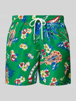 Ralph Lauren Groene zwemshorts met kleurrijke print Green Heren