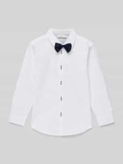 s.Oliver RED LABEL Regular fit overhemd van popeline met afneembare sierstrik