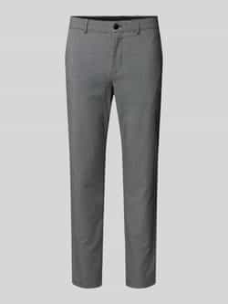 Selected Homme Slim fit stoffen broek met riemlussen model 'ROBERT'