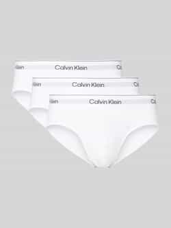 Calvin Klein Underwear Slip met elastische band met label in een set van 3 stuks