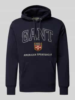 Gant Sweater Grafische trui met capuchon