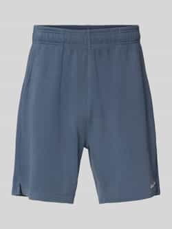ANOTHER COTTON LAB Korte relaxed fit broek met structuurmotief