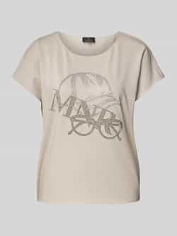 Monari T-shirt met siersteentjes