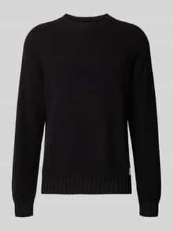 Hugo Blue Regular fit gebreide pullover van puur katoen model 'SONNEE'