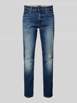 Boss Orange Regular fit jeans met labelpatch model 'DELAWARE'