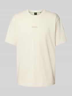 BOSS Green T-shirt met labelprint