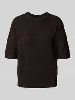 Opus Gebreid shirt met ronde hals model 'Pami'