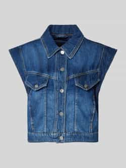 Boss Orange Jeansjack DENIM VEST 1.0 Premium Damesmode