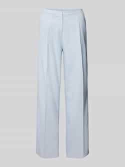 Opus Stoffen broek met persplooien en steekzakken model 'Maiga'