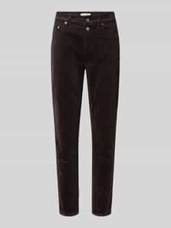 Marc O'Polo Boyfriend fit broek van fijne corduroy van katoenmix