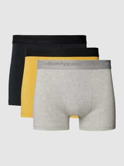 Knowledge Cotton Apparel Boxershort met elastische band in een set van 3 stuks
