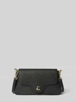 Coccinelle Crossbodytas van leer met labeldetail