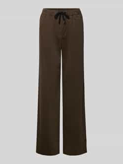 Marc Cain Broek van fijne corduroy met elastische band