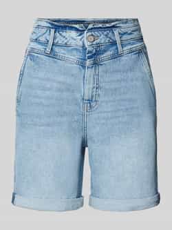 s.Oliver RED LABEL Relaxed fit korte jeans van katoenmix