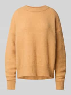 American vintage Oversized gebreide pullover met ribboorden model 'VITOW'