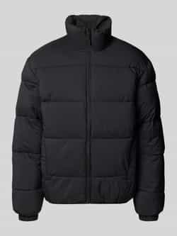 Tom Tailor Denim Regular fit gewatteerd jack met opstaande kraag