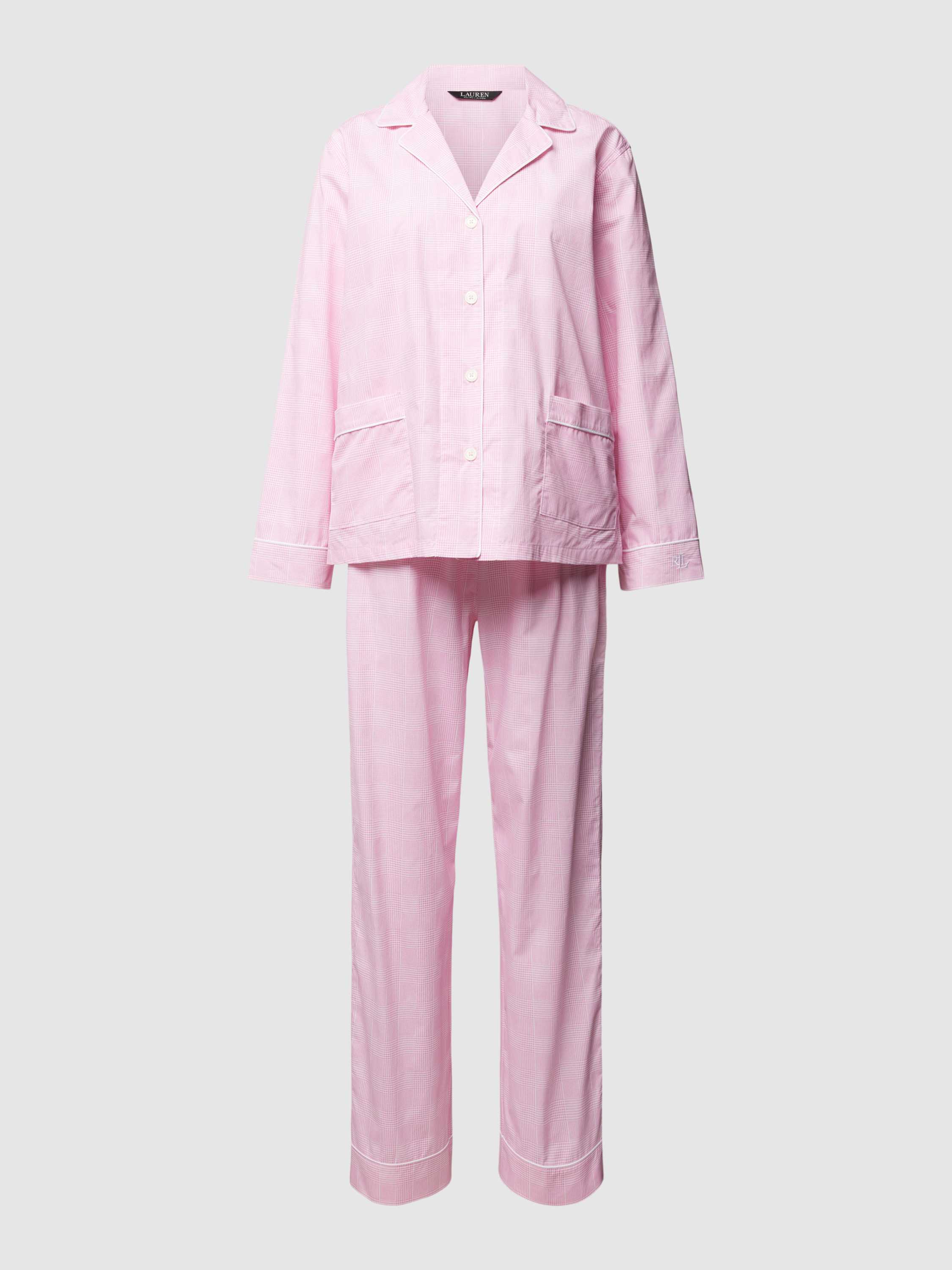 Lauren Ralph Lauren Pyjama met ruitpatroon