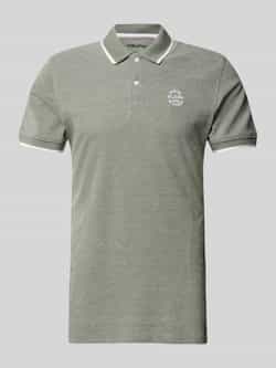 Blend Regular fit poloshirt met ribboorden model 'NATE'