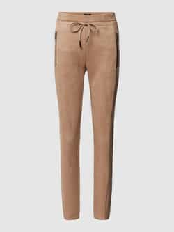 Opus Stoffen broek met ritszakken model 'Elvina'