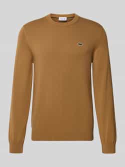 Lacoste Regular fit gebreide pullover van katoenmix