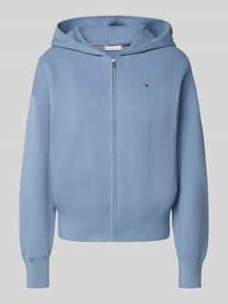 Tommy Hilfiger Regular fit cardigan van katoenmix