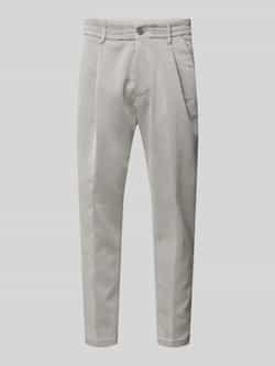 Drykorn Tapered fit broek met bandplooien model 'CHASY'