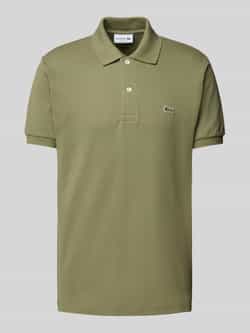 Lacoste Regular fit poloshirt met labelpatch model 'CORE PIQUE'