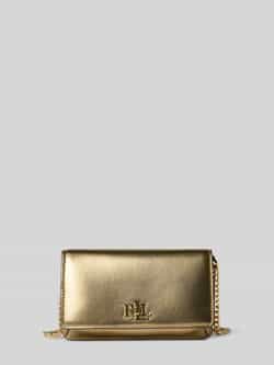 Lauren Ralph Lauren Schoudertas van lamsleer met labeldetail