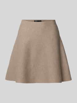 Only Uitlopende minirok in riblook model 'COCO'