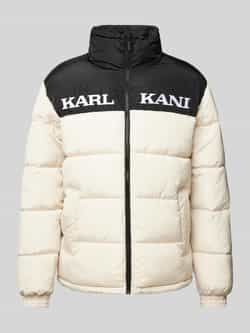 Karl Kani Gewatteerd jack met labelstitching