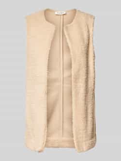 Christian Berg Woman Gilet met opengewerkte voorkant
